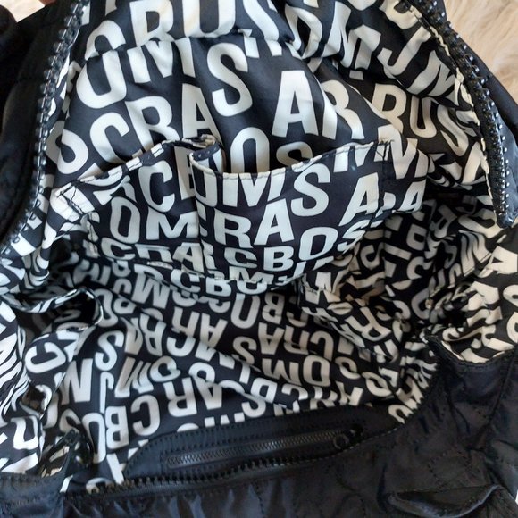 Black Quilted Shoulder Bag - Picture 4 of 13